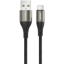 کابل شارژ 100 وات ترانیو طول 2 متر USB به تایپ سی T-S16C-PRO